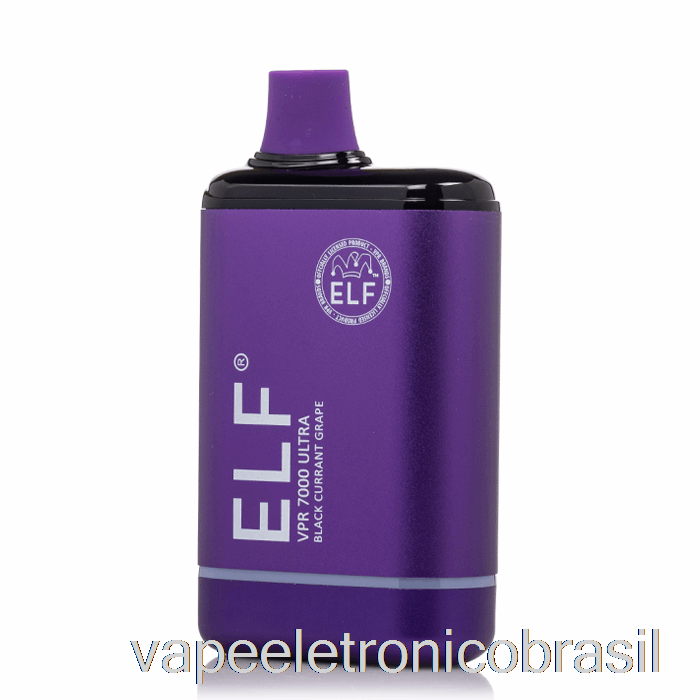 Vape Recarregável Elf Vpr 7000 Ultra Descartável Groselha Preta Uva